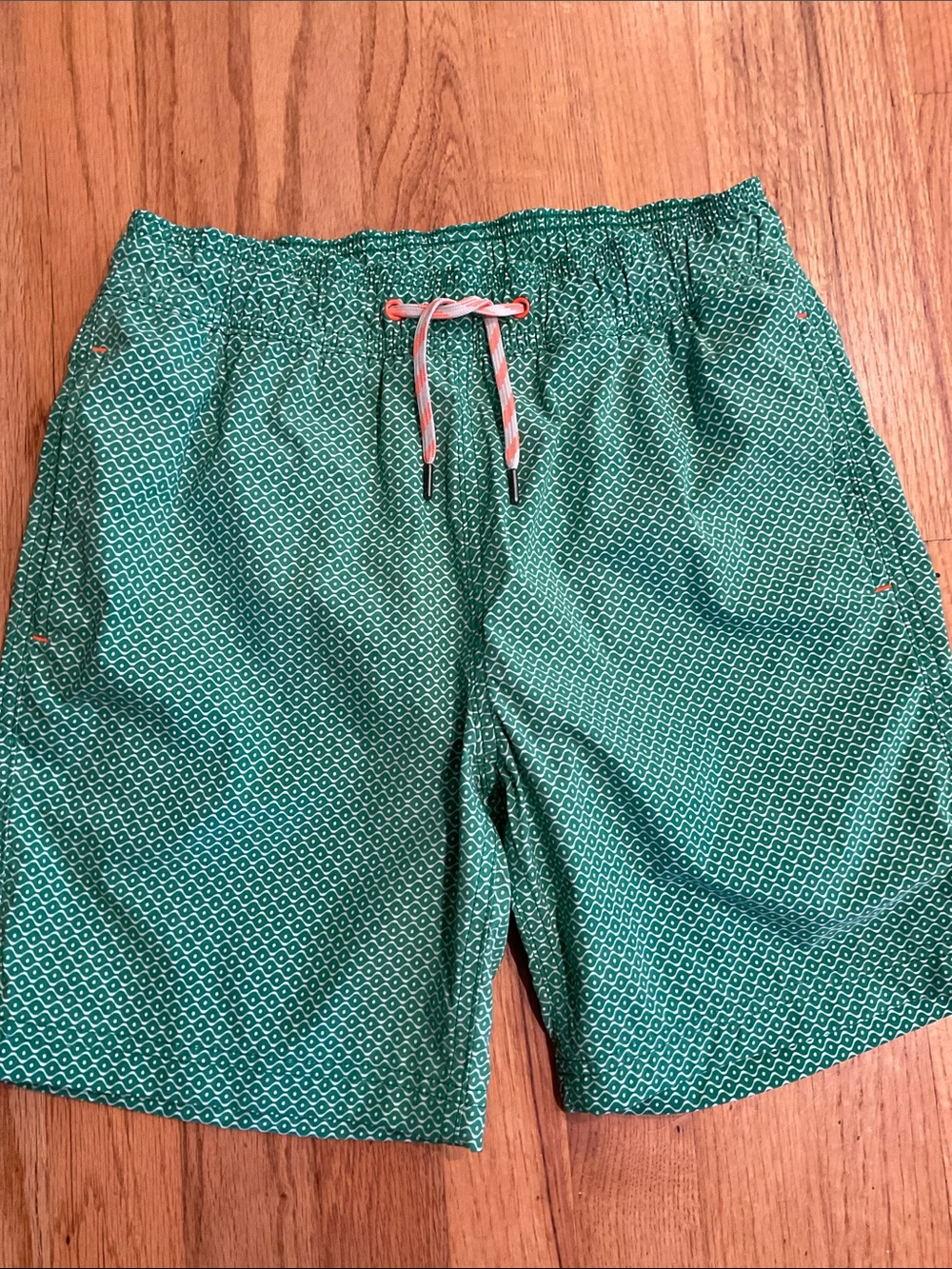 J.Crew Crewcuts - Swim Trunks - Boys’ - Green/White - Size 12 - Swimwear
